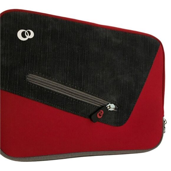 IPad Case Burgundy Black Zipper Closure - Picture 5 of 9